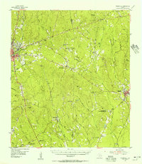 Roganville 1955 topographic map thumbnail