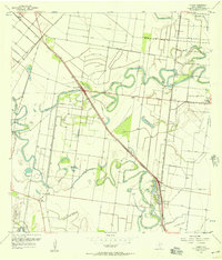 Olmito 1956 topographic map preview