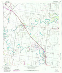 Olmito 1956 topographic map preview