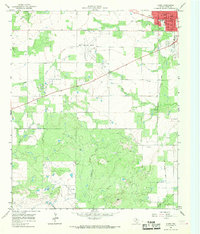 Olney 1964 topographic map preview