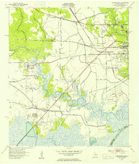 Orangefield 1943 topographic map thumbnail