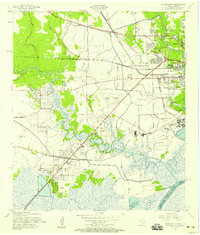 Orangefield 1957 topographic map thumbnail
