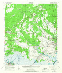 Orangefield 1957 topographic map preview
