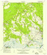 Orangefield 1957 topographic map preview