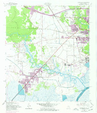 Orangefield 1957 topographic map preview