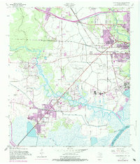 Orangefield 1957 topographic map preview