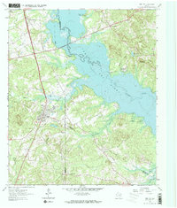 Ore City 1962 topographic map thumbnail