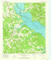 Ore City 1962 topographic map thumbnail