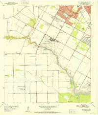 Oso Creek NW 1951 topographic map preview