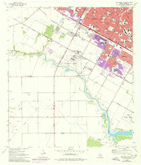 Oso Creek NW 1968 topographic map thumbnail