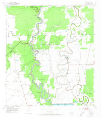 Otey 1953 topographic map thumbnail
