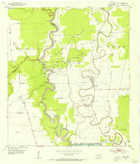 Otey 1953 topographic map preview