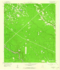 Outlaw Pond 1959 topographic map thumbnail