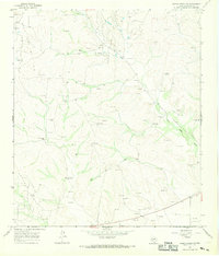 Owens Creek NE 1967 topographic map thumbnail