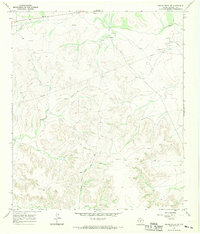 Owens Creek SE 1967 topographic map thumbnail