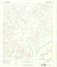 Owens Creek SW 1967 topographic map thumbnail