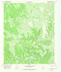 Ox Yoke Creek 1966 topographic map thumbnail