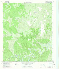 Ox Yoke Creek 1966 topographic map thumbnail