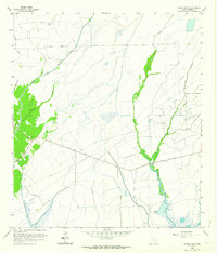 Oyster Bayou 1961 topographic map thumbnail