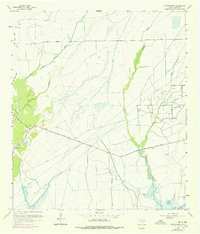 Oyster Bayou 1961 topographic map thumbnail