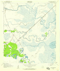 Oyster Creek 1943 topographic map thumbnail