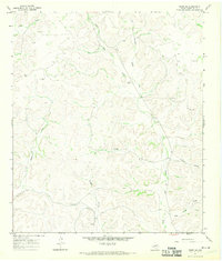 Ozona SE 1967 topographic map thumbnail