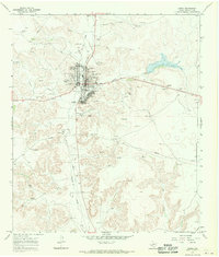 Ozona 1967 topographic map preview