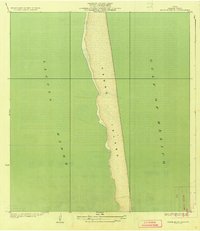 Padre Island No 1 topographic map thumbnail