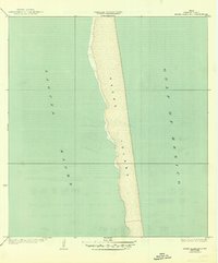 Padre Island No 1 1935 topographic map thumbnail