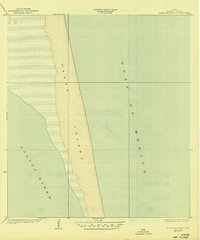 Padre Island NO. 2 1935 topographic map thumbnail