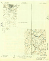 Paint Rock 1932 topographic map thumbnail