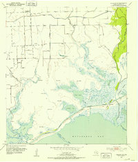 Palacios NE 1952 topographic map thumbnail