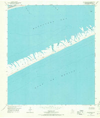 Palacios SE 1952 topographic map thumbnail