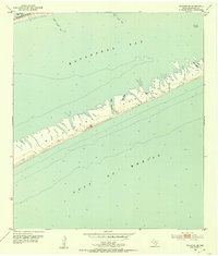 Palacios SE 1952 topographic map thumbnail