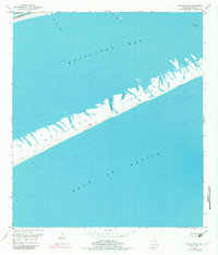 Palacios SE 1952 topographic map thumbnail