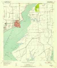 Palacios 1952 topographic map preview