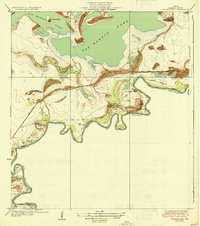 Palmito Hill 1936 topographic map thumbnail