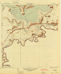 Palmito Hill 1936 topographic map thumbnail