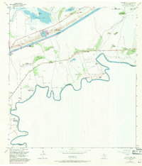 Palmito Hill 1955 topographic map preview