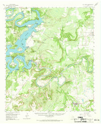 Palo Pinto 1958 topographic map thumbnail