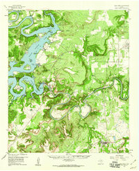 Palo Pinto 1958 topographic map thumbnail