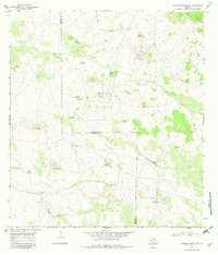 Palomas Ranch SW 1968 topographic map thumbnail
