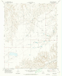 Pampa NE 1972 topographic map thumbnail