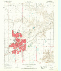 Pampa 1963 topographic map thumbnail
