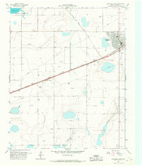 Panhandle West 1966 topographic map thumbnail