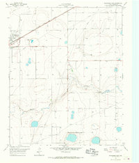 Panhandle East 1966 topographic map thumbnail