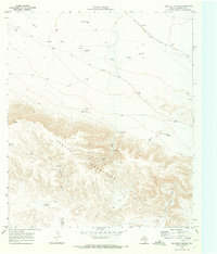 Panther Canyon 1970 topographic map thumbnail