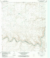 Panther Gulch West 1983 topographic map thumbnail