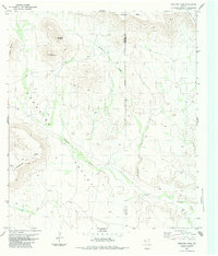 Paradise Draw 1983 topographic map preview