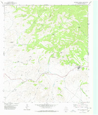 Paradise Mountain 1978 topographic map preview